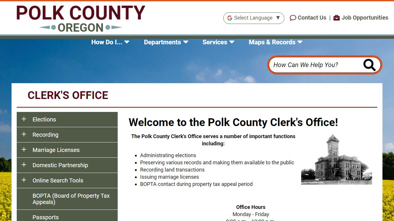 Welcome to the Polk County Clerk's Office! | Polk County Oregon ...